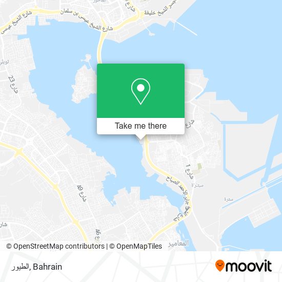 الطيور map
