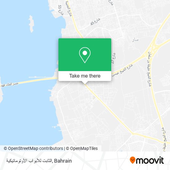 الثابت للأبواب الأوتوماتيكية map