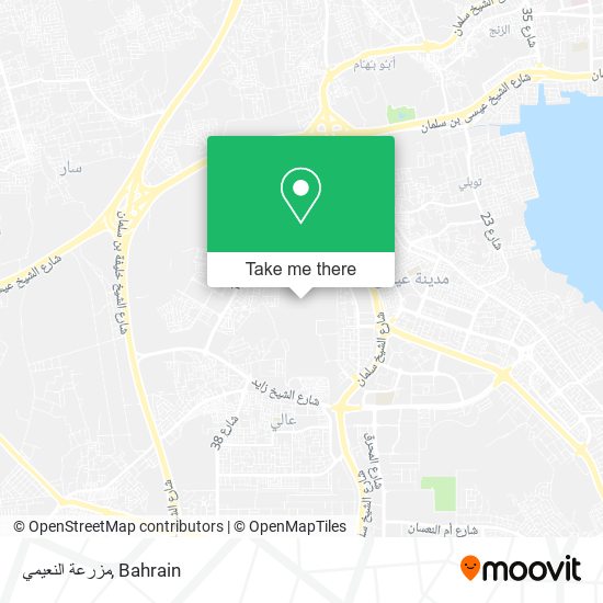 مزرعة النعيمي map