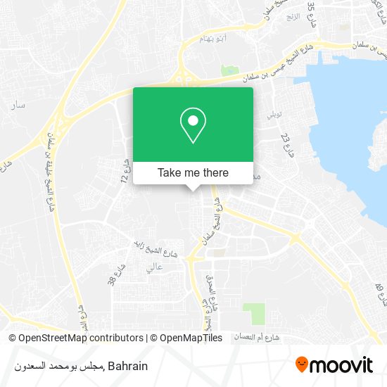 مجلس بومحمد السعدون map