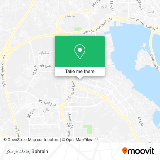 خدمات فراسكو map