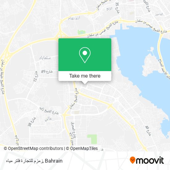 زمزم للتجارة فلتر مياه map