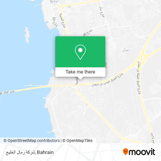 شركة رمال الخليج map