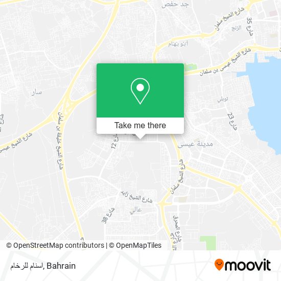 اسنام للرخام map