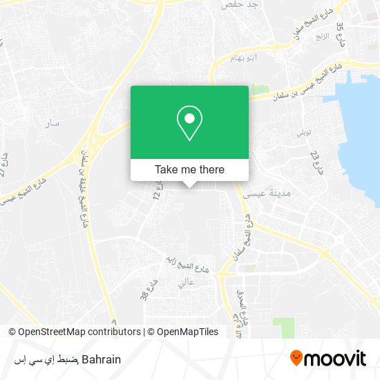 ضبط إي سي إس map