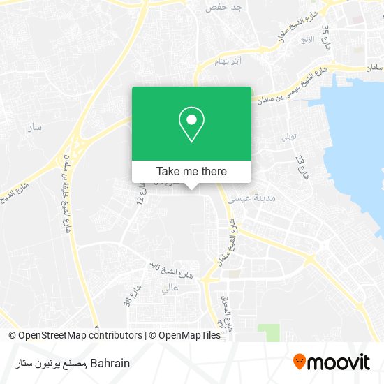 مصنع يونيون ستار map