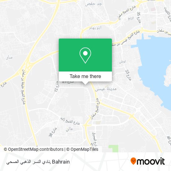 نادي النسر الذهبي الصحي map