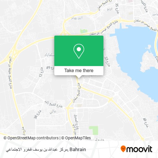 مركز عبدالله بن يوسف فخرو الاجتماعي map