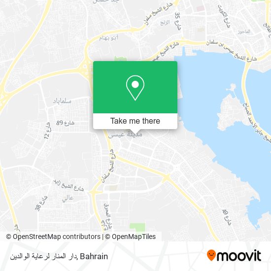 دار المنار لرعاية الوالدين map