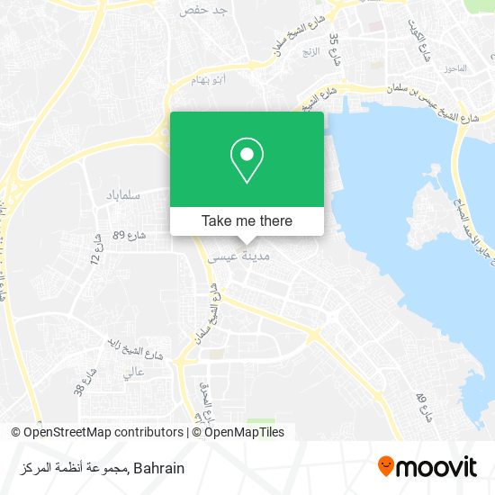 مجموعة أنظمة المركز map