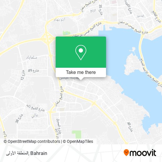 المنطقة الأولى map