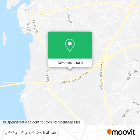 حفل الساري الهندي الجنبي map