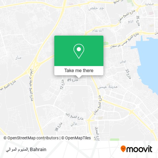المنيوم الموالي map