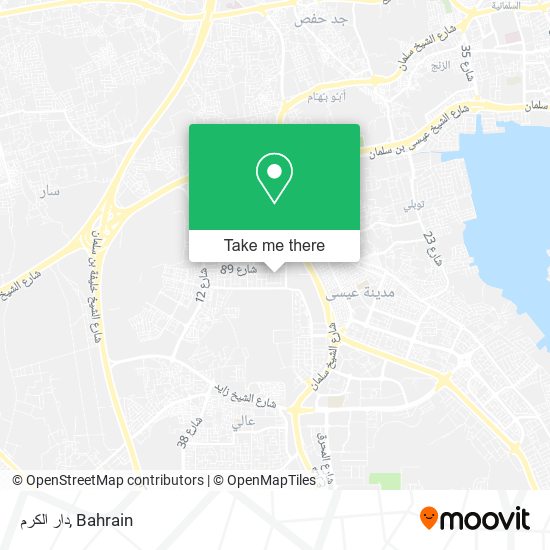 دار الكرم map