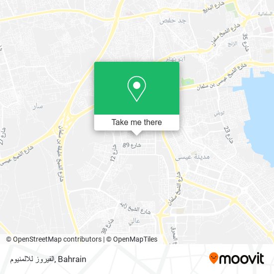الفيروز للالمنيوم map