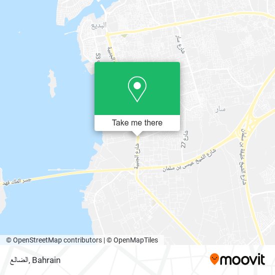 الضالع map