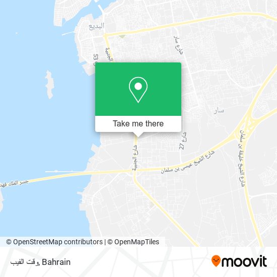 وقت الفيب map