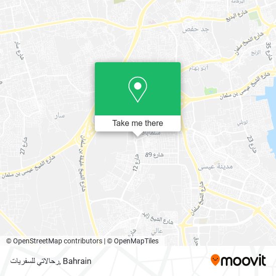 رحالاتي للسفريات map