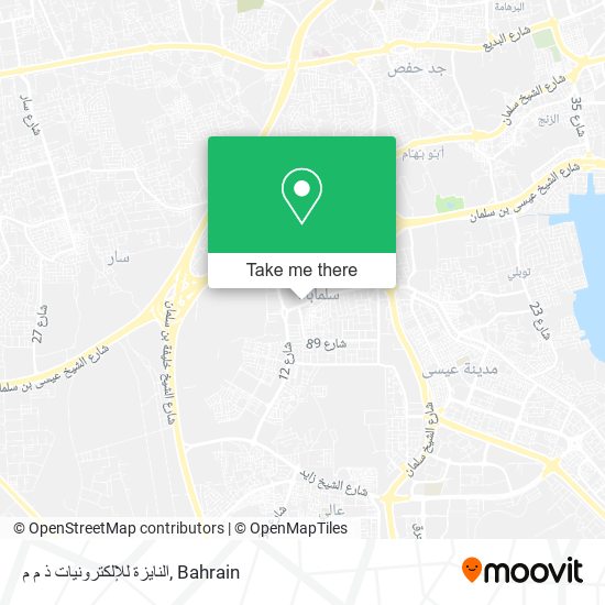 النايزة للإلكترونيات ذ م م map