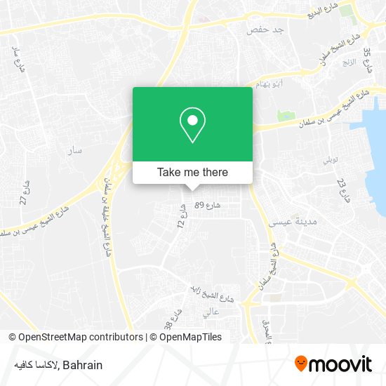 لاكاسا كافيه map