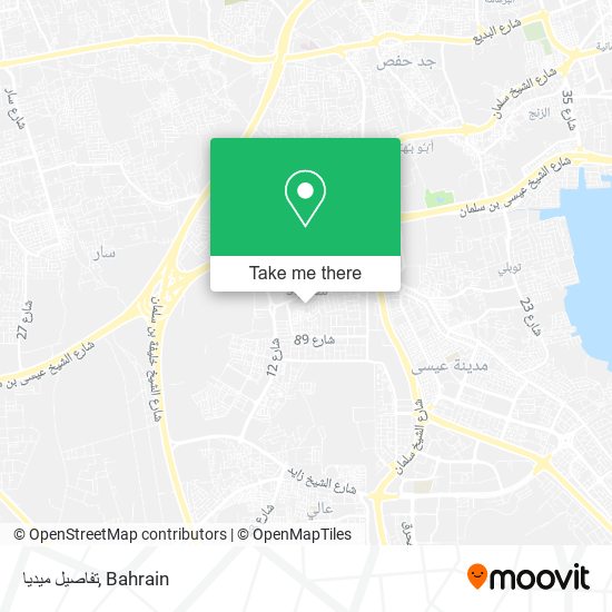 تفاصيل ميديا map