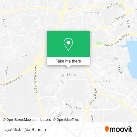مخزن خميلة البارد map
