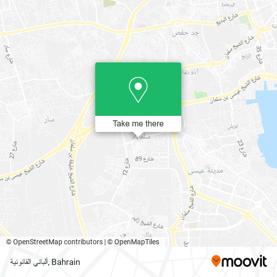 ألباني القانونية map