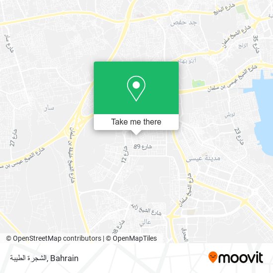 الشجرة الطيبة map