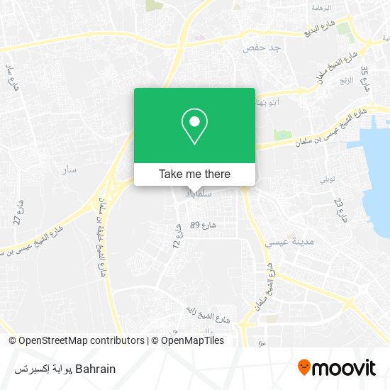بوابة إكسبرتس map