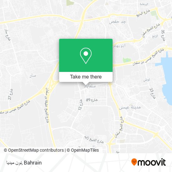 نون ميديا map