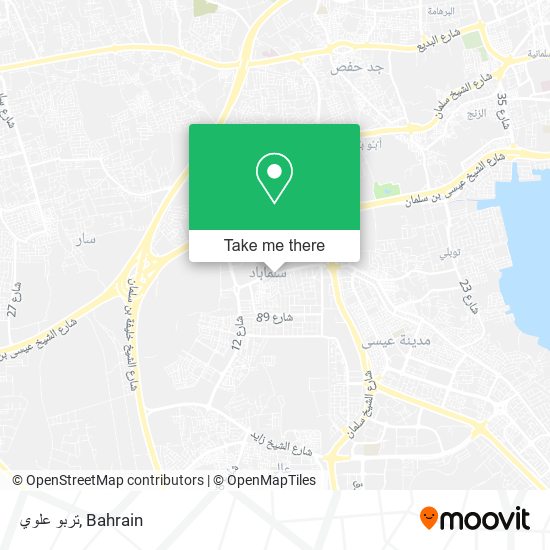 تربو علوي map