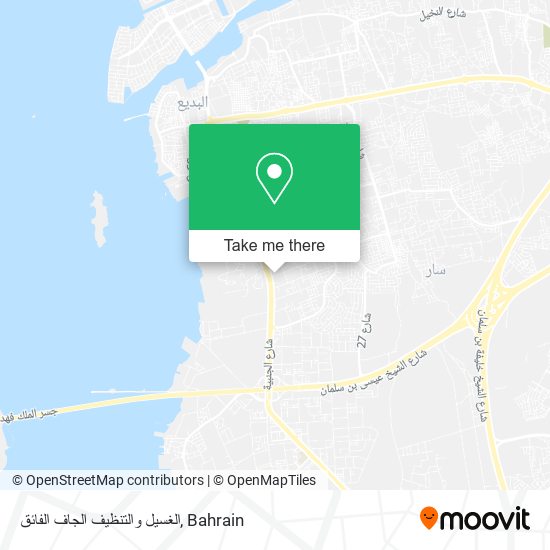 الغسيل والتنظيف الجاف الفائق map