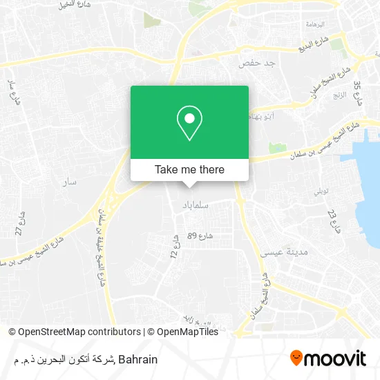 شركة أتكون البحرين ذ.م. م map