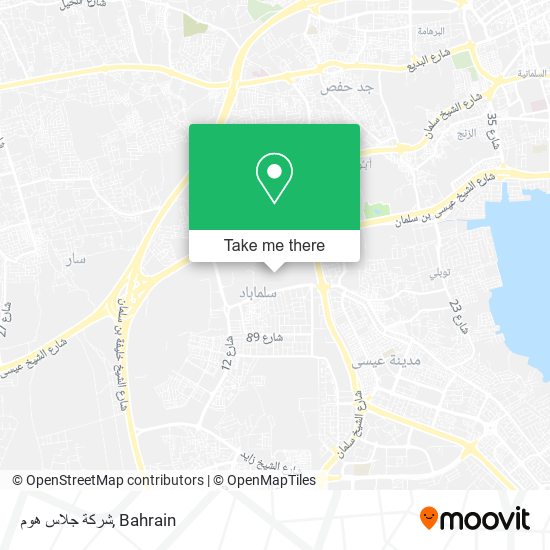 شركة جلاس هوم map