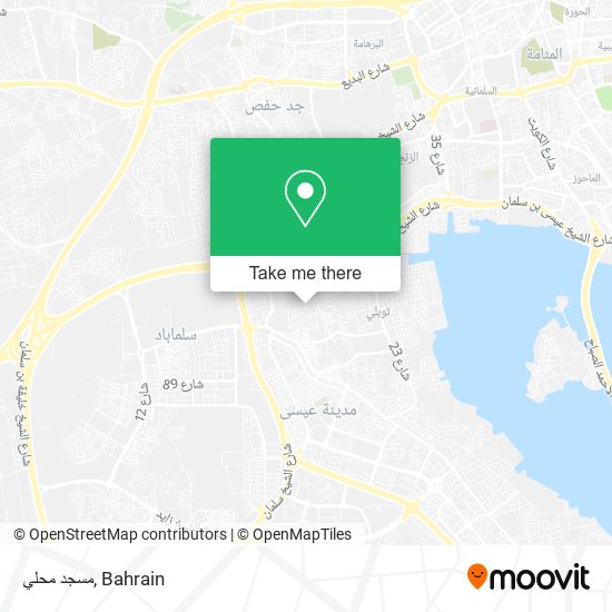 مسجد محلي map