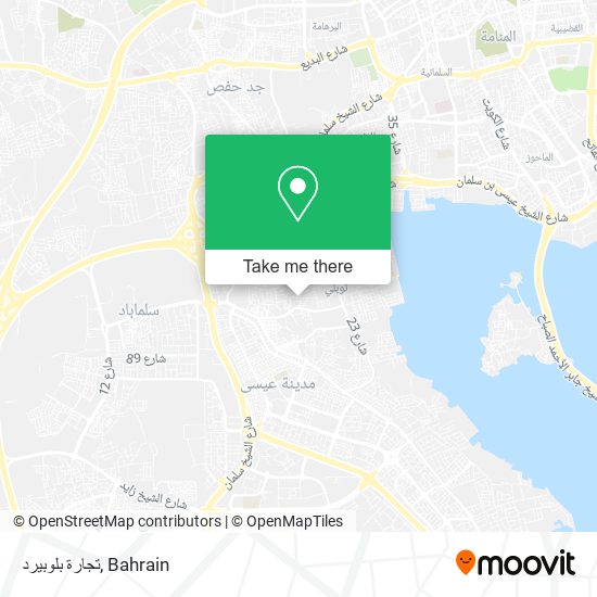 تجارة بلوبيرد map