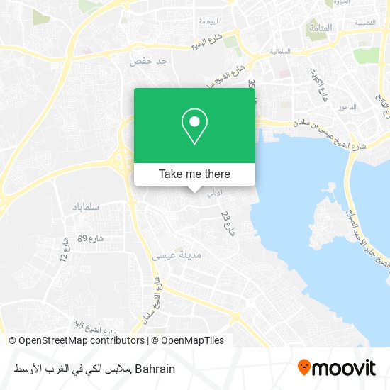 ملابس الكي في الغرب الأوسط map