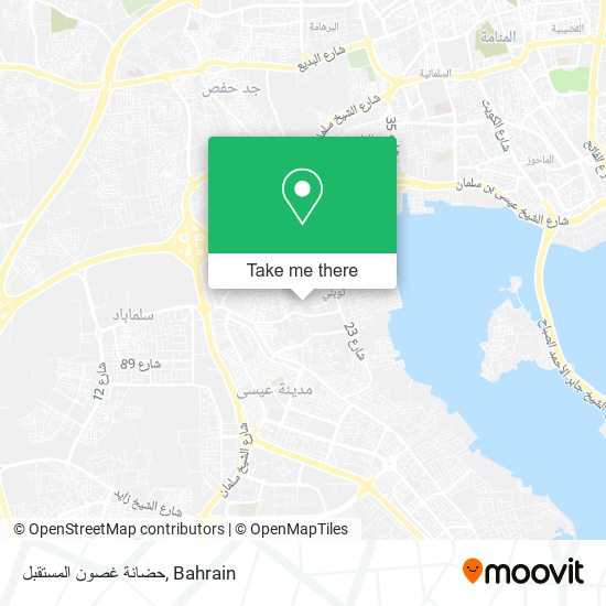 حضانة غصون المستقبل map