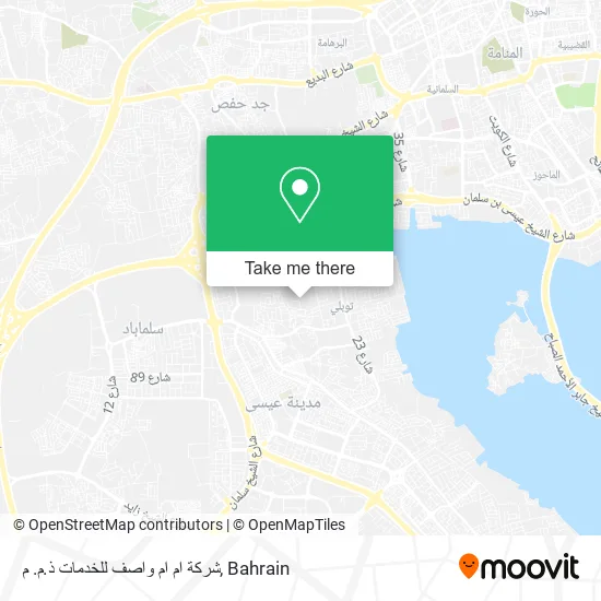 شركة ام ام واصف للخدمات ذ.م. م map