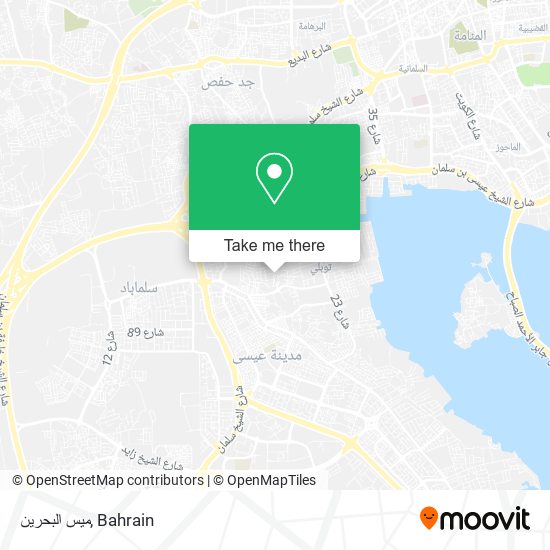 ميس البحرين map