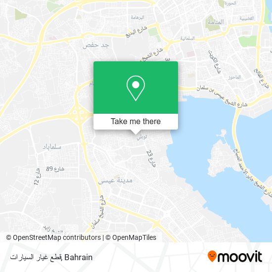 قطع غيار السيارات map