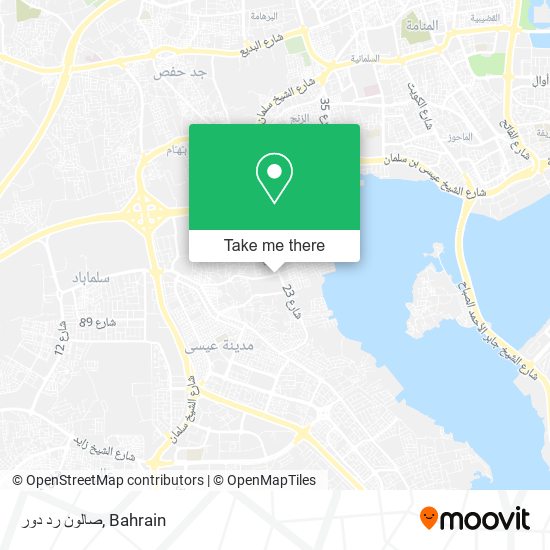 صالون رد دور map