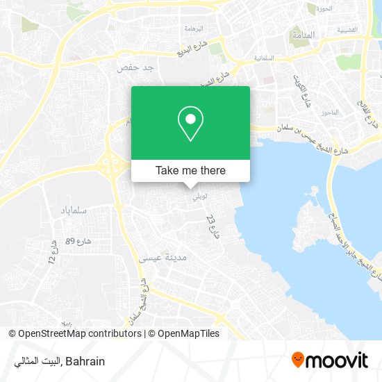 البيت المثالي map