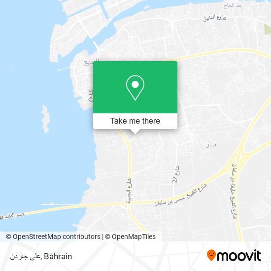 علي جاردن map
