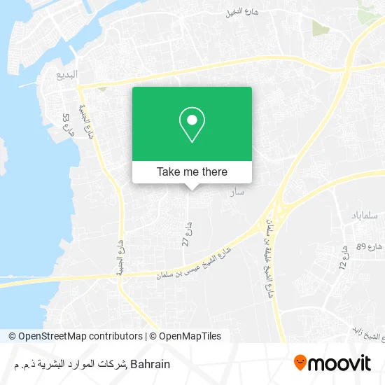 شركات الموارد البشرية ذ.م. م map
