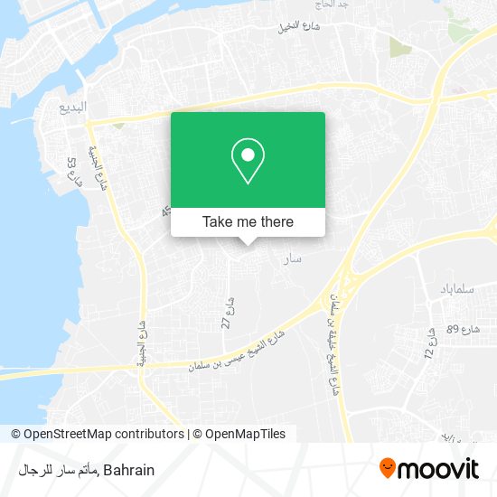 مأتم سار للرجال map