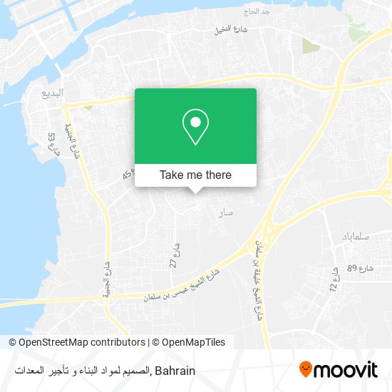 الصميم لمواد البناء و تأجير المعدات map