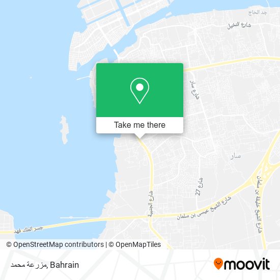 مزرعة محمد map