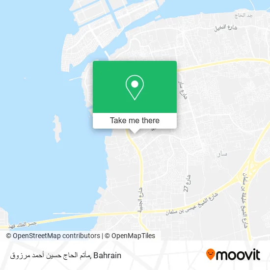 مأتم الحاج حسين أحمد مرزوق map