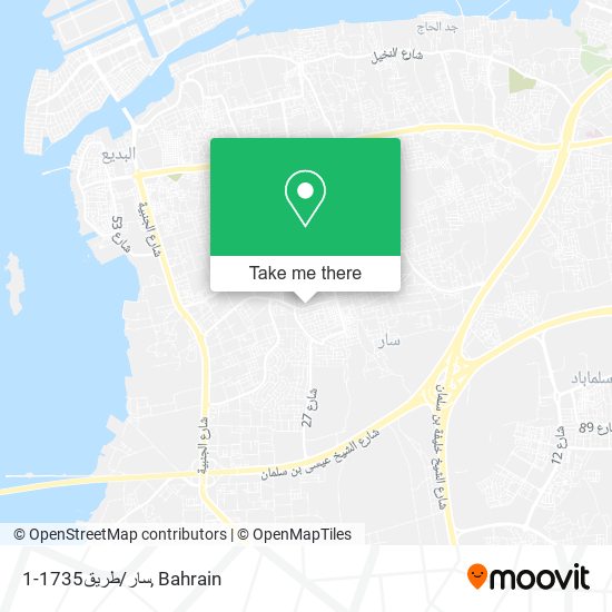 سار/طريق1735-1 map